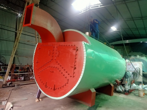 Lò hơi tại xưởng